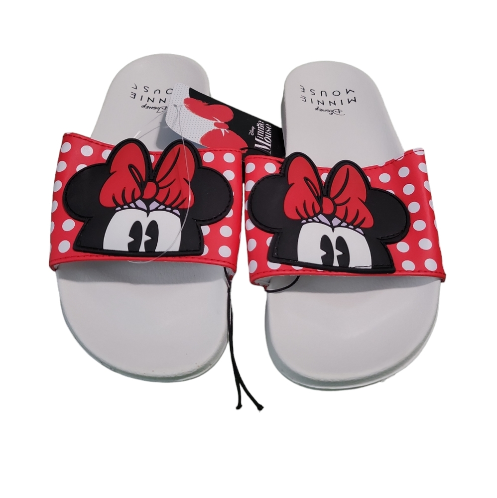 Disney Minnie Mouse Children's  Flip Flops Size 5/6